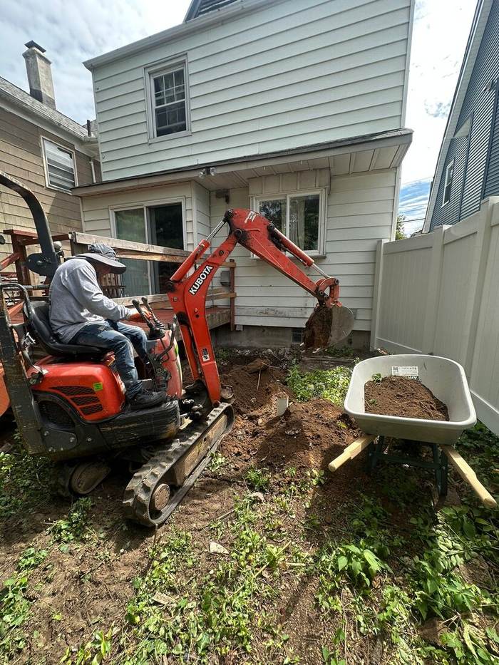 Excavation and site work performed by KJ Commercial in New Jersey